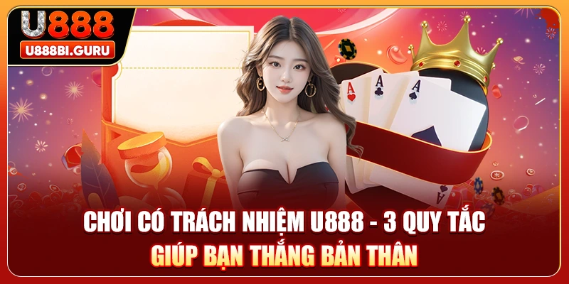 Chơi Có Trách Nhiệm U888 - 3 Quy Tắc Giúp Bạn Thắng Bản Thân